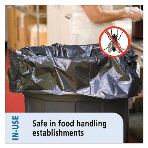 Image of Stout® by Envision Insect-Repellent Trash Bags, 35 Gal, 2 Mil, 33" X 45", Black, 80/box