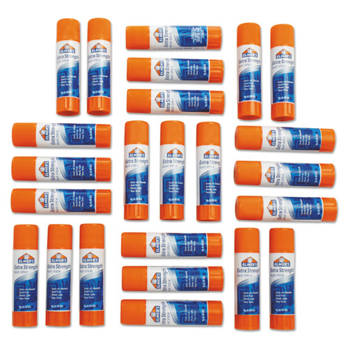 Image of Elmer's® Extra-Strength Office Glue Stick, 0.28 Oz, Dries Clear, 24/pack