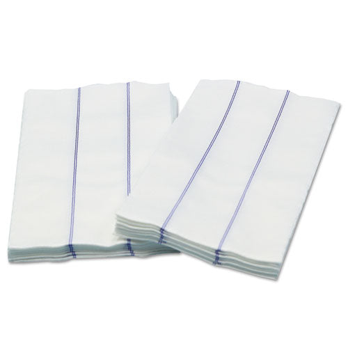 Image of Cascades PRO Tuff-Job Foodservice Towels, 1/4 Fold, 13 x 24, White/Blue, 72/Carton