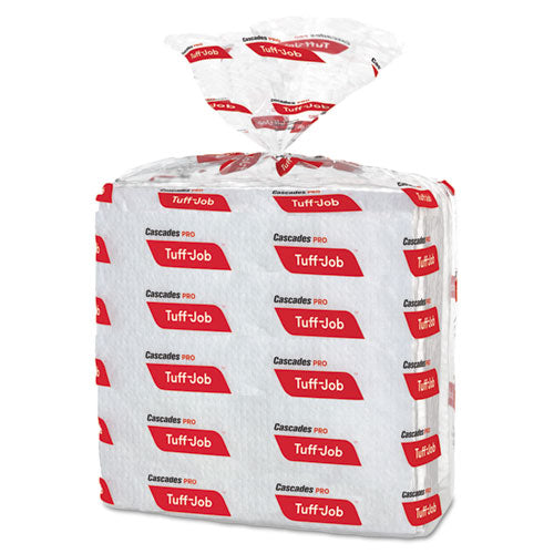 Image of Cascades PRO Tuff-Job S300 Airlaid Wipers, 12 X 13, White, 50/pack, 16/carton