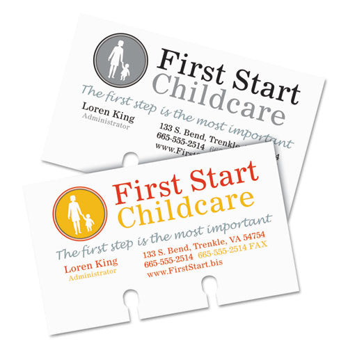 Image of Avery® Large Rotary Cards, Laser/inkjet, 3 X 5, White, 3 Cards/sheet, 150 Cards/box