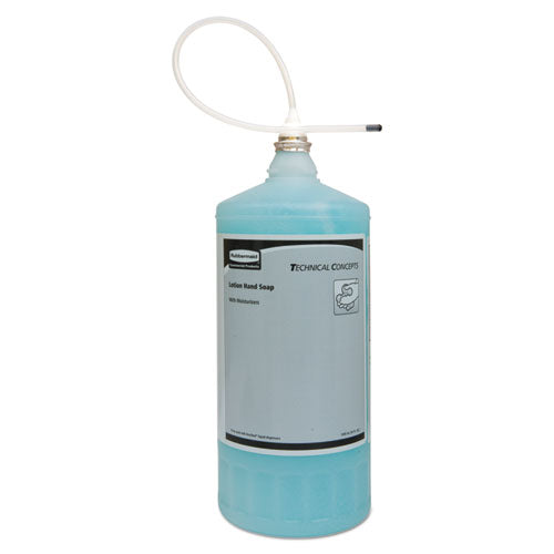 Image of Rubbermaid® Commercial One Shot Enriched Lotion Soap Refill, Passion Flower Scent, 1,600 mL, 4/Carton