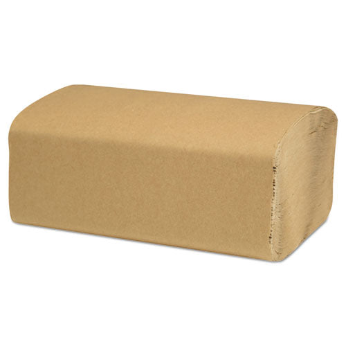 Image of Cascades PRO Select Folded Paper Towels, Single-Fold, 1-Ply, 9 x 9.45, Natural Brown, 250/Pack, 16 Packs/Carton