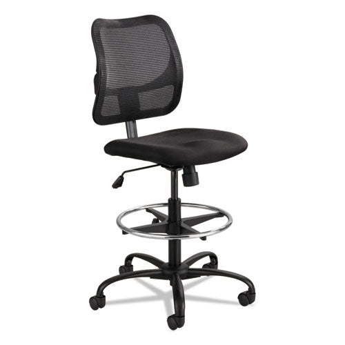 Image of Safco® Vue Series Mesh Extended-Height Chair, Supports Up To 250 Lb, 23" To 33" Seat Height, Black Fabric