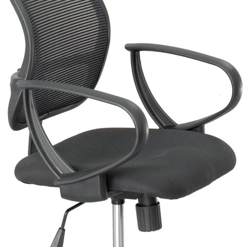Image of Safco® Optional Loop Arm Kit for Mesh Extended Height Chairs for Safco Vue Mesh Extended-Height Chairs, Black, 2/Set
