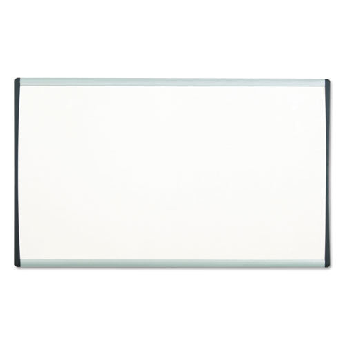 Image of Quartet® ARC Frame Cubicle Board, Magnetic Dry Erase, 14" x 11", White Surface, Satin Aluminum Frame