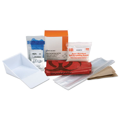 Image of First Aid Only BBP Spill Cleanup Kit, 3.63 x 2.25 x 4.31