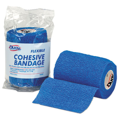 Image of First Aid Only First-Aid Refill Flexible Cohesive Bandage Wrap, 3" X 5 Yd, Blue