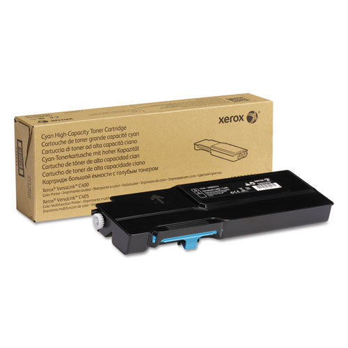 Image of Xerox® 106r03514 High-Yield Toner, 4,800 Page-Yield, Cyan