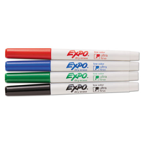 Image of EXPO® Low-Odor Dry Erase Marker Office Value Pack, Extra-Fine Bullet Tip, Assorted Colors, 36/Pack