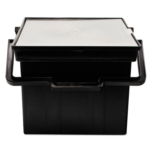 Image of Advantus Companion Portable File, Letter/legal Files, 17" X 14" X 11", Black
