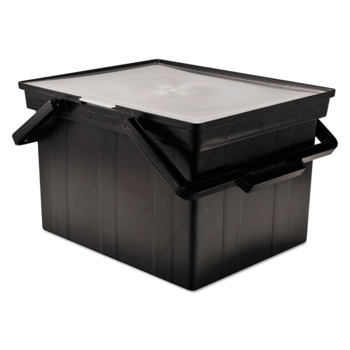 Image of Advantus Companion Portable File, Letter/legal Files, 17" X 14" X 11", Black