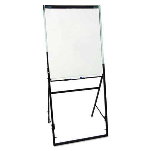 Image of Quartet® Futura Dry Erase Presentation Easel, 26" x 35", White Surface, Black Steel Frame