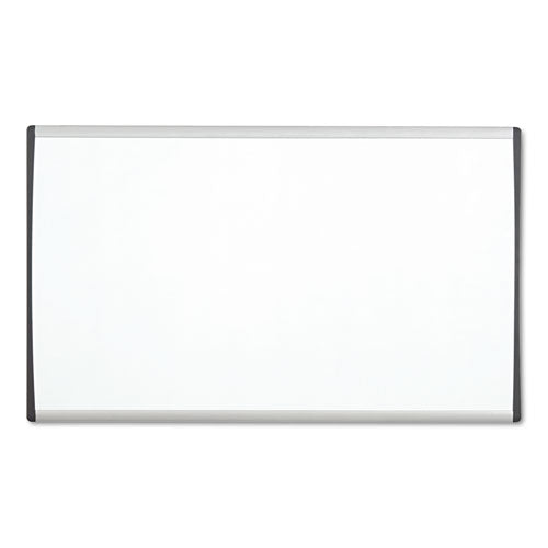 Image of Quartet® ARC Frame Cubicle Board, Magnetic Dry Erase, 24" x 14", White Surface, Satin Aluminum Frame