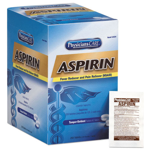 Image of PhysiciansCare® Aspirin Tablets, 250/Box