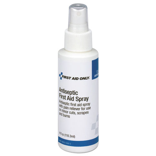 Image of First Aid Only Refill For Smartcompliance General Business Cabinet, Antiseptic Spray, 4 Oz