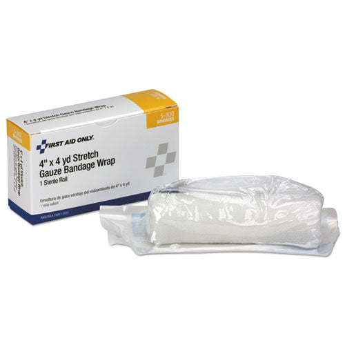 Image of First Aid Only 24 Unit Ansi Class A+ Refill, 4" X 4 Yd Sterile Gauze Bandage