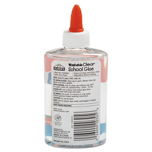 Image of Elmer's® Washable School Glue, 5 Oz, Dries Clear