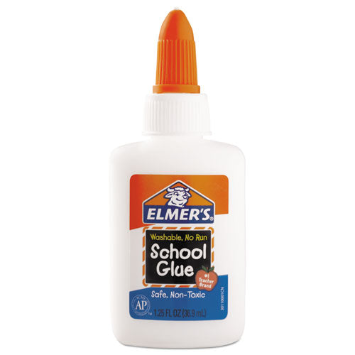 Image of Elmer's® Washable School Glue, 1.25 Oz, Dries Clear