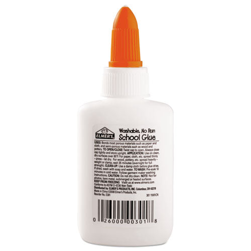 Image of Elmer's® Washable School Glue, 1.25 Oz, Dries Clear