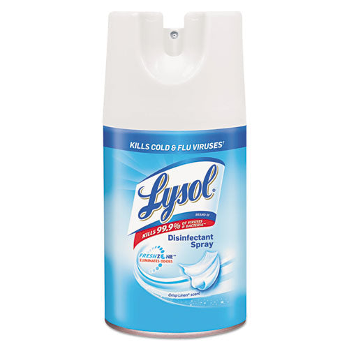 Image of LYSOL® Brand Disinfectant Spray, Crisp Linen, 7 Oz Aerosol Spray, 12/carton