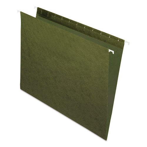 Image of Pendaflex® Standard Green Hanging Folders, Letter Size, Straight Tabs, Standard Green, 25/Box