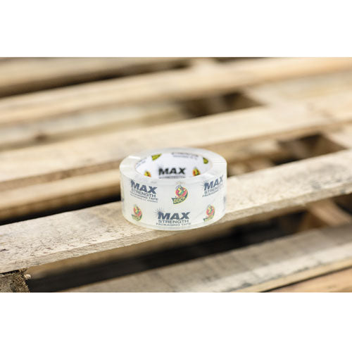 Image of Duck® Max Packaging Tape, 3" Core, 1.88" X 54.6 Yds, Crystal Clear, 6/pack