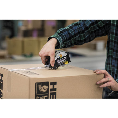 Image of Duck® Max Packaging Tape With Dispenser, 3" Core, 1.88" X 54.6 Yds, Crystal Clear