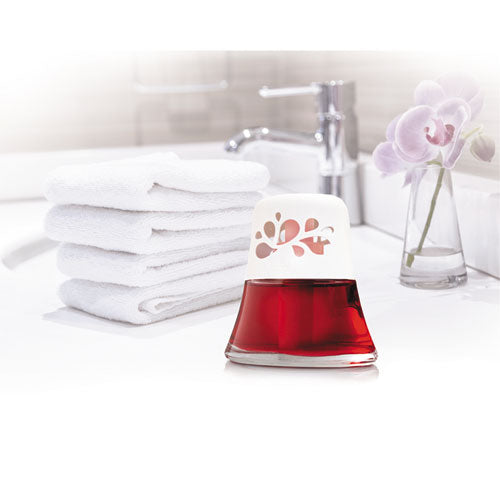 Image of BRIGHT Air® Scented Oil Air Freshener, Macintosh Apple And Cinnamon, Red, 2.5 Oz, 6/carton