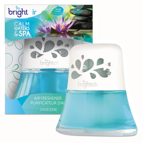 Image of BRIGHT Air® Scented Oil Air Freshener, Calm Waters And Spa, Blue, 2.5 Oz