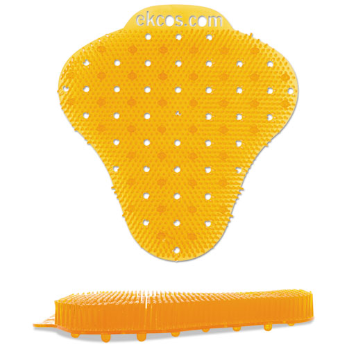 Image of Diversey Ekcoscreen Urinal Screens, Tropical Scent, Orange, 12/carton