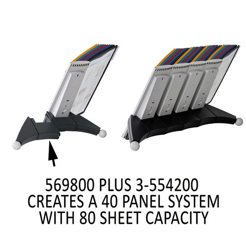 Image of Durable® SHERPA Reference System Extension Set, 10 Sleeves, Assorted Borders and Panels