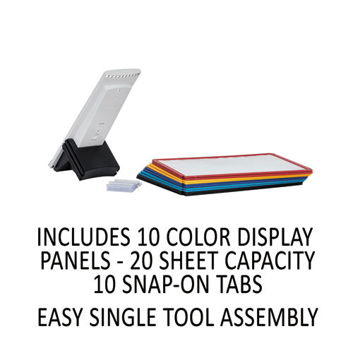 Image of Durable® SHERPA Reference System Extension Set, 10 Sleeves, Assorted Borders and Panels