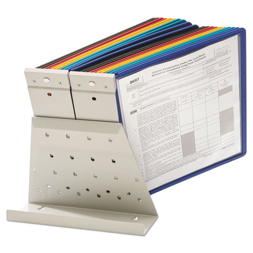 Image of Durable® Vario Reference Desktop System, 20 Panels, Assorted Borders And Panels