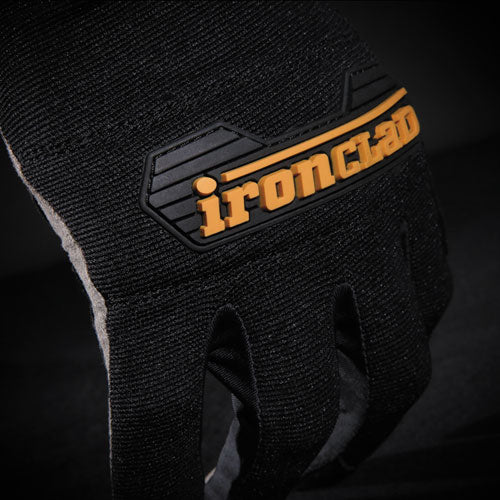 Image of Ironclad General Utility Spandex Gloves, Black, X-Large, Pair