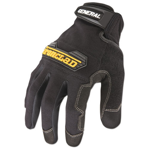 Image of Ironclad General Utility Spandex Gloves, Black, Large, Pair