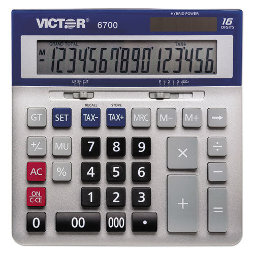 Image of Victor® 6700 Large Desktop Calculator, 16-Digit Lcd