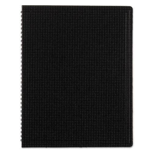 Image of Blueline® Duraflex Poly Notebook, 1-Subject, Medium/College Rule, Black Cover, (80) 11 x 8.5 Sheets