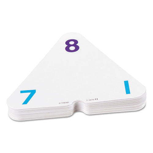 Image of TREND® Three-Corner Flash Cards, Addition/subtraction, 5.5 X 5.5, 48/set