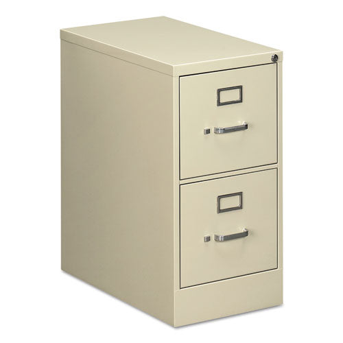Image of Alera® Two-Drawer Economy Vertical File, 2 Letter-Size File Drawers, Putty, 15" x 25" x 28.38"