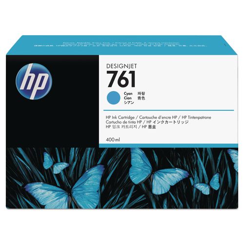 Image of HP HP 761, (cm994a) Cyan Original Ink Cartridge