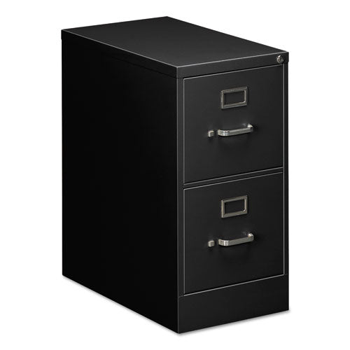 Image of Alera® Two-Drawer Economy Vertical File, 2 Letter-Size File Drawers, Black, 15" x 25" x 28.38"