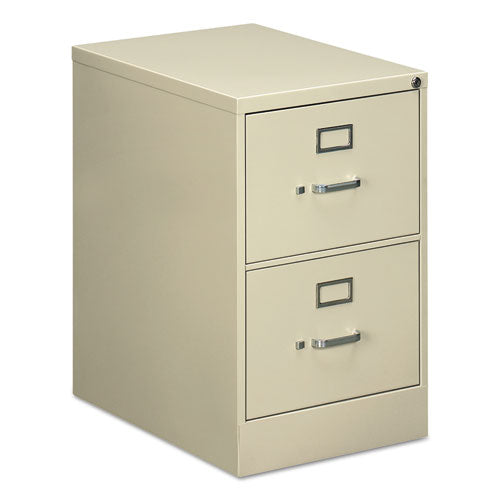Image of Alera® Two-Drawer Economy Vertical File, 2 Legal-Size File Drawers, Putty, 18" x 25" x 28.38"