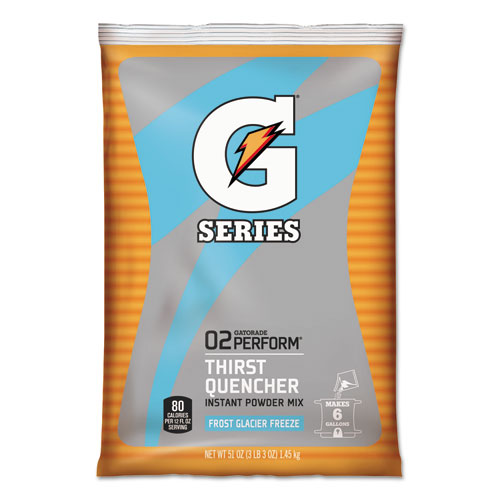 Image of Gatorade® Original Powdered Drink Mix, Glacier Freeze, 51oz Packet, 14/carton