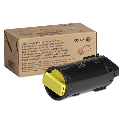 Image of Xerox® 106r03898 Toner, 6,000 Page-Yield, Yellow