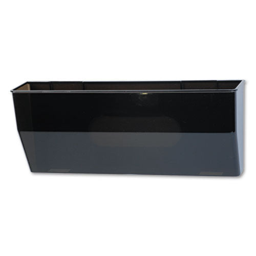 Image of deflecto® Magnetic DocuPocket Wall File, Legal/Letter Size, 15" x 3" x 6.38", Smoke