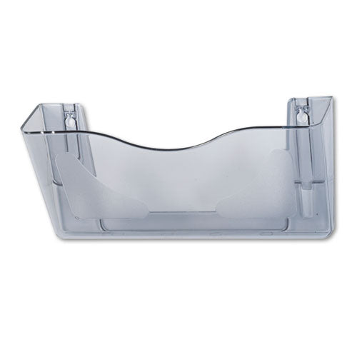 Image of deflecto® Euro-Style DocuPocket Landscape Wall File, Larger Files/Tabloid Size, 15" x 4" x 6.63", Smoke