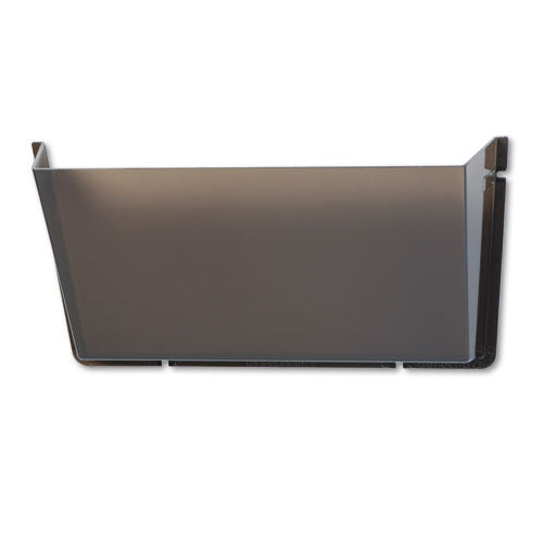 Image of deflecto® Unbreakable DocuPocket Wall File, Letter Size, 14.5" x 3" x 6.5", Smoke
