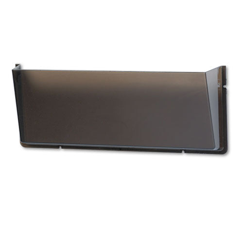 Image of deflecto® Unbreakable DocuPocket Wall File, Legal Size, 17.5" x 3" x 6.5", Smoke