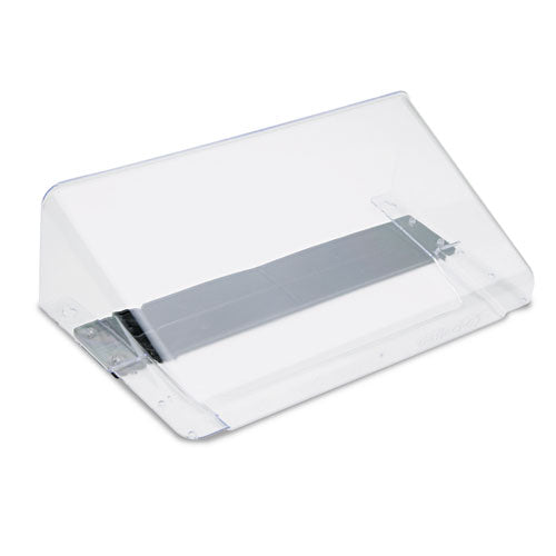Image of deflecto® Magnetic DocuPocket Wall File, Letter Size, 13" x 4" x 7", Clear
